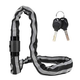 Zwbfu Accessories Zwbfu Reinforced Alloy Steel Motorcycle Cycling Chains Cable Lock, Bicycle Chains Lock Anti-theft Safety Bike Lock With Key Reinforced Alloy Steel Motorcycle Cycling Chains Cable Lock