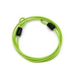 ZYSTMCQZ Bike Lock ZYSTMCQZ Useful Bicycle Cable Lock 100cm X 2mm Cycling Security Loop Cable Lock Bicycle Bikes (Color : Green)