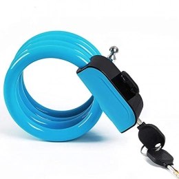 ZzheHou Bicycle Lock Anti-theft Cable Bicycle Lock Mountain Bike Road Bike Motorcycle Bike Lock (Color : Blue, Size : 120cm)