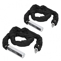 ZZHH Bike Lock ZZHH 1m / 1.2m Bicycle Chain Lock Antitheft Magnetic Bike Security Lock 8mm thickness Mountain Bicycle Chain Lock With 3 Keys (Color : 1m)