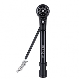 CXWXC Bike Pump 2-in-1 Bike Tire Pump & Shock Pump for Mountain, 300 PSI High Pressure for Rear Shock & Suspension Fork, Lever Lock on Nozzle No Air Loss, Comes with Mounting Bracket