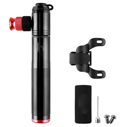 ZCGYQ Bike Pump 2 in 1 Mini Bike Pump, Portable Bicycle Tyre Pump for Road Mountain, Presta ＆ Schrader Valve, Nitrogen Bottle Connectable, Not Included CO2 Gas Cylinder