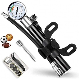 ACEACE Bike Pump ACEACE Foldable High-pressure Bike Air Shock Pump With Lever & Gauge For Fork & Rear Suspension Mountain Bicycle Tire Inflator (Color : Pump and tool box)
