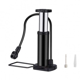 AFANGMQ Bike Pump AFANGMQ Bike Pump Mini Bike Floor Pump Foot Activated Bicycle Air Pump and Aluminum Alloy Portable Bike Pump Mountain Bike Tire P Cycling Gear (Color : Black)