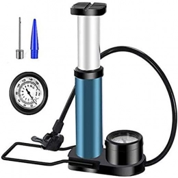Riloer Accessories Air pump, universal air pump, foot-operated floor pump, 90-degree foot pedal, small portable bicycle with 140 psi gauge