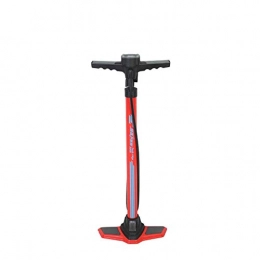 Aquila Accessories Aquila Bicycle air pump / high pressure floor pump with barometer for electric bicycles, bicycles, football AQUILA1125 (Color : Red)