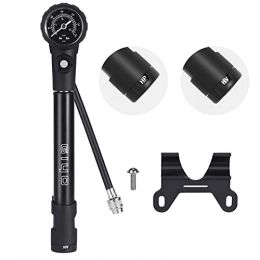 Arkham Accessories Arkham 300PSI Bicycle Pump Bicycle Suspension Fork Shock Absorber Pump Air Drain Button HP / HV High and Low Pressure Conversion with Digital Pressure Gauge Fits Presta and Schrader Valves