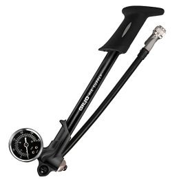 Baugger Accessories Baugger Bike Pump, 300Psi Front Fork And Front Suspension Pump With Gauge High Pressure Shock Pump With Lever Lock Schrader Valve Bicycle Air Shock Pump For Mtb Mountain Bike