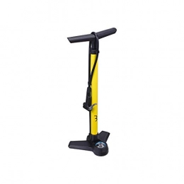 BBB Cycling Bike Pump Bbb Cycling Airboost Compact Floor Pump for Bike Tires with Presta, Yellow / Black