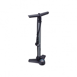 BBB Cycling Accessories BBB Cycling Unisex – Adult's Bike Floor Pump with Display Bar / PSI High Pressure Foot Inflator Grey One Size AirBoost BFP-21, Gray, 62 cm