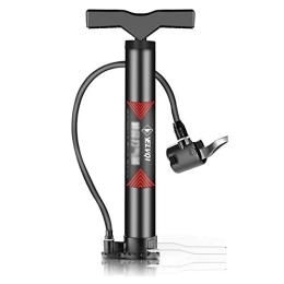 BCGT Accessories BCGT Pump Bike Pump, Ergonomic Bike Floor Pump Bicycle Tire Inflator Bicycle Air Pump Portable Inflator Pump, 160 PSI (Color : Black)