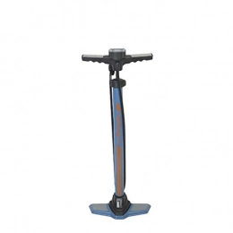 CPAZT Bike Pump Bicycle air pump / high pressure floor pump with barometer for electric bicycles, bicycles, football YCLIN (Color : Blue)