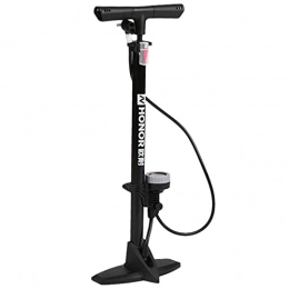 DEENGL Accessories Bicycle pedal pump, bicycle floor pump, tire inflator with meter
