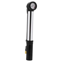 Bicycle Pump, 150Psi Bike Tire Pump with Pressure Test Pump (Barometer and Bubble Bag), Durable Aluminum Alloy Body