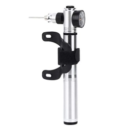 Leftwei Accessories Bicycle Pump, Bike Air Pump, High Pressure Silver Convenient to Use Compact and Portable for Outside Cycling Accessories Football Basketball