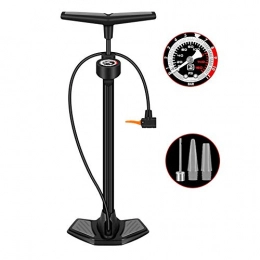 Zago Accessories Bicycle Pump Set One For All Bicycle High Pressure Floor Pump For All Valves, Bicycle Pump Road Bike, Bicycle Air Pump With Manometer And Ball Needles Lightweight Portable Bike Pump with Pressure Gaug