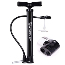 Bicycle Pump Small Universal Bicycle Air Pump Compact Hand Pump Mini Bicycle Pump Durable and Quick Easy to Use High Pressure Floor Pump Bicycle for Road Bike Trekking