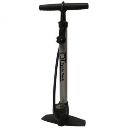 Cycle Tech Accessories Bicycle pump with gauge Navarra steel gray