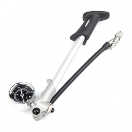 Hieefi Accessories Bicycle Shock Pump Fork Pump Gauge 300psi Pressure Front Fork Rear Suspension Universal Valve for Mtb Mountain Bike