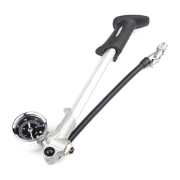 Bicycle Shock Pump Gauge 300Psi Pressure Front Fork Rear Suspension Universal Valve for MTB Mountain Bike, Bicycle Pump
