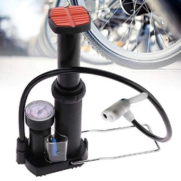 Bike Floor Foot Pump - Maso Auto Mini High Pressure Electric Motorcycle Bicycle Air Tyre Inflator pump with Gauge