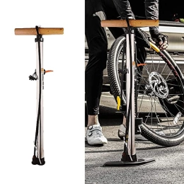 HZDJS Bike Pump Bike Floor Pumps Bicycle Tire Portable Stainless Steel High Pressure Motorcycle Electric Ball Car Air Pump Ergonomic for Road Sports Mountain Bike Balloon Inflatables MTB Valve Head