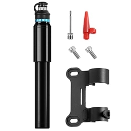 ZCGYQ Accessories Bike Pump, 150 PSI Portable Mini Road Bicycle Tyre Pump with Ball Needle, Cycle Valve Caps and Frame Mount, Presta & Schrader Valve, Fast infaltion