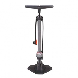 CuteLife Accessories Bike Pump Bicycle Floor Air Pump With 170PSI Gauge High Pressure Bike Tire Inflator Mini Bike Pump (Color : Grey, Size : ONE SIZE)