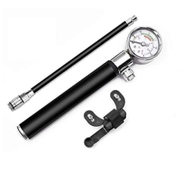 CPAZT Accessories Bike pump Mini Bicycle Pump With Pressure Gauge 210 PSI Portable Hand Cycling Pump Presta and Schrader Ball Road MTB Tire Bike Pump Newest YCLIN (Color : B)