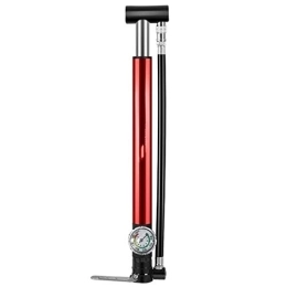 IHIPPO Accessories Bike Pump Portable Bicycle Pump Aluminum Alloy Tire Tube Mini Hand Pump for Swimming Rings ( Color : Red , Size : ONE SIZE )