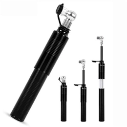 IHIPPO Accessories Bike Pump Portable Bicycle Pump Aluminum Alloy Tire Tube Mini High Pressure Hand Pump Inflator Bike Tire Pump for Swimming Rings ( Color : Bianco , Size : One size )