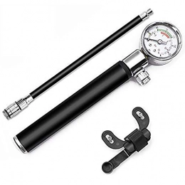 CMOIR Accessories Bike Pump Portable High Pressure Pump Bicycle Pump Mountain Bike Pump Lightweight Pump Portable Air Pump (Color : Black, Size : 19.7x2.1cm)
