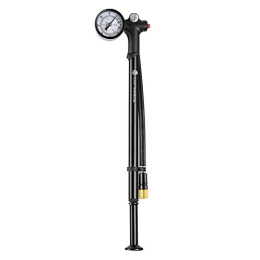 WASAGA Bike Pump Bike Pump, WASAGA High Pressure Shock Pump for Fork & Rear Suspension & Tire Suitable for US Nozzle and French Nozzle, Lever Lock on Nozzle No Air Loss