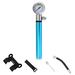 Wghz Bike Pump Bike Pumps with Pressure Gauge, Mini Portable Compact Bike Pump With 100 PSI, Ball Pump with Needle and Frame Mount, Bicycle Pump for Road, Mountain and Bikes Fits &Valve