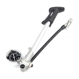 Yisily Accessories Bike Shock Pump Gauge, Bike Pump, 300PSI Pressure Front Fork Rear Suspension Universal Valve for MTB Mountain Bike