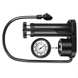 BUMSIEMO Bike Pump BUMSIEMO Pump Bike Bike Pump Portable Mini Bicycle Foot Tire Inflator With Pressure Gauge