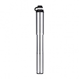 BWHNER Accessories BWHNER Light Mini Aluminum Bike Floor Pump, Portable Bike Tire Air Pump, with Dust Cover, 120PSI, 0.2Kg, for Road, Mountain And BMX Bikes, Silver