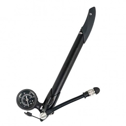 BXU-BG Accessories BXU-BG Bicycle Floor Pump Mountain Bike Home Mini Pump With Barometer Riding Equipment Easy Pumping (Color : Black, Size : 310mm) (Color : Black, Size : 310mm)