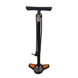 CaoQuanBaiHuoDian Bike Pump CaoQuanBaiHuoDian Practical Bicycle Pump Portable Bicycle Riding Equipment Household Floor-standing Pump with Barometer Easy to Use (Color : Black, Size : 640mm)