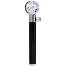 CaoQuanBaiHuoDian Accessories CaoQuanBaiHuoDian Practical Bicycle Pump Portable Household Bicycle and Motorcycle High Pressure Pump Aluminum Alloy Pump Convenience (Color : Black, Size : 19.5x2.1cm)
