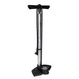 CaoQuanBaiHuoDian Bike Pump CaoQuanBaiHuoDian Practical Bicycle Pump Vertical Pump Mountain Bike Portable Handheld Aluminum Alloy Tire Inflation Easy to Use (Color : Silver, Size : 680mm)