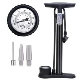 CEWROM  CEWROM Bike Floor Pump All Valves, Bicycle Pump with Presta & Schrader French, Portable Floor Air Pump with Large Pressure Gauge, Dual Head Suitable for Bicycle, Car and Balls
