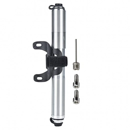 Changor Sturdy Bike Pump, Strength Aluminum Alloy with Aluminum Alloy Pressure Meter