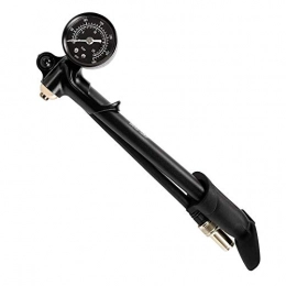 CHENJIA Accessories CHENJIA Bike Shock Pump for Mountain, MTB, Road Bikes and Motorcycle – High Pressure 300 Psi – Anti-Leak Valve – T-Handle Design – Industrial Gauge, Mini Pump with Air Bleed Button