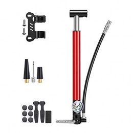 CHENYE Accessories CHENYE Mini Bike Pump Portable Bicycle Pump with Pressure Gauge 130 PSI and Stabilizing Foot Peg Fits Presta and Schrader Valve