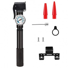 Cloudpower Bike Pump Cloudpower Bike Pump, Mini Bike Pump-with Pressure Gauge-160PSI Mini Bicycle Pump-Fits Presta &Schrader Valve-Mini Bicycle Tyre Pump For Road-Mountain Bikes AGL1109