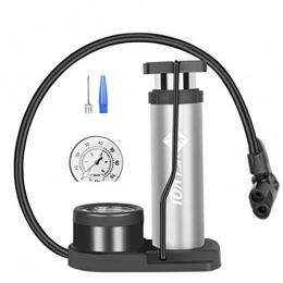 Cloudpower Bike Pump Cloudpower Bike Pump, Mini Bike Pump-with Pressure Gauge-70 PSI Mini Bicycle Pump-Fits Presta &Schrader Valve-Mini Bicycle Tyre Pump For Road-Mountain Bikes AGL1109