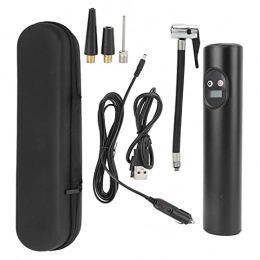 Bigking Accessories Cordless Air Mattress Pump, Cordless Air Pump Portable Multifunctional Rechargeable Digital Display Lighting Inflator(Black)