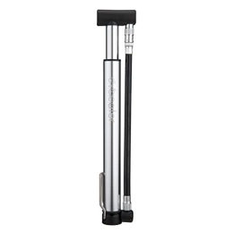 Cycleafer Bike Pump Cycleafer® Mini Floor Pump Portable Tire Air Pump, Bicycle Accessories (SILVER)
