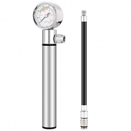 DFGDFG Bike Pump dfgdfg Mini Bike Pump, Alloy Portable Bicycle Tire Pump, Super Fast Tyre Inflation And Easy To Switch Between Schrader And Presta Valve, Perfect for Road, D